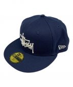 stussy×New Eraステューシー×ニューエラ）の古着「AUTHENTIC CAP」｜ネイビー