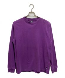 stussy（ステューシー）の古着「PIGMENT DYED LS CREW」｜パープル