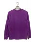 stussy (ステューシー) PIGMENT DYED LS CREW パープル サイズ:S：5000円