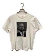 SUPREMEシュプリーム）の古着「Malcom X Tee」｜ホワイト