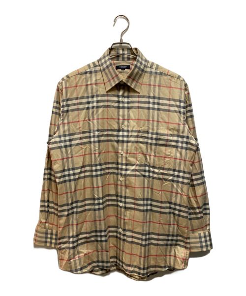 BURBERRY LONDON（バーバリーロンドン）BURBERRY LONDON (バーバリーロンドン) ノバチェックシャツ ベージュ サイズ:Lの古着・服飾アイテム