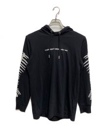 DIESEL（ディーゼル）の古着「T-JUST-LS-HOOD」｜ブラック