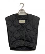 TODAYFULトゥデイフル）の古着「Quilting Short Vest」｜ブラック