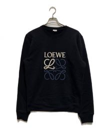 LOEWE（ロエベ）の古着「アナグラム レギュラーフィット スウェットシャツ」｜ブラック