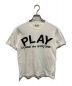 PLAY COMME des GARCONS（プレイ コムデギャルソン）の古着「プリントTシャツ」｜ホワイト