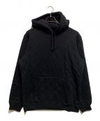 SUPREMEシュプリーム）の古着「Quilted Hooded Sweatshirt」｜ブラック