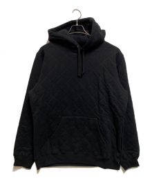 SUPREME（シュプリーム）の古着「Quilted Hooded Sweatshirt」｜ブラック