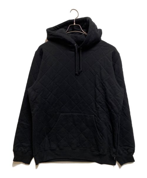 SUPREME（シュプリーム）SUPREME (シュプリーム) Quilted Hooded Sweatshirt ブラック サイズ:Lの古着・服飾アイテム