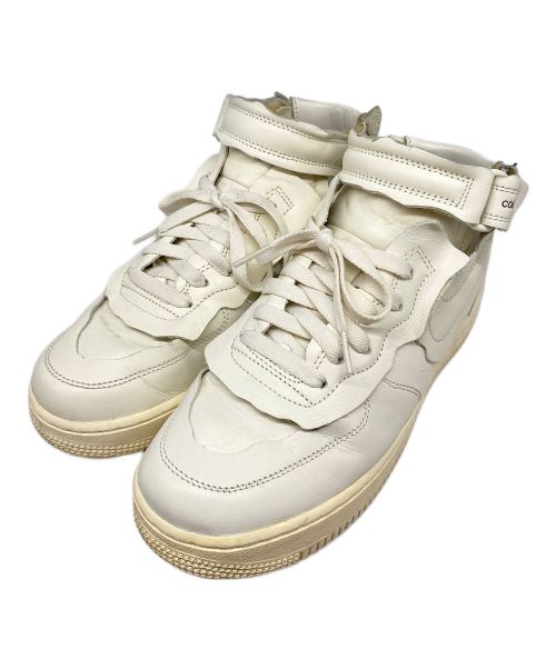 NIKE（ナイキ）NIKE (ナイキ) COMME des GARCONS HOMME PLUS (コムデギャルソンオムプリュス) AIR FORCE1 MID ホワイト サイズ:US 7の古着・服飾アイテム