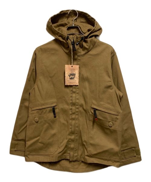 GRIP SWANY（グリップスワニー）GRIP SWANY (グリップスワニー) FIREPROOF CAMP PARKA ブラウン サイズ:Мの古着・服飾アイテム