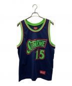 SUPREMEシュプリーム）の古着「Bolt Basketball Jersey」｜ネイビー