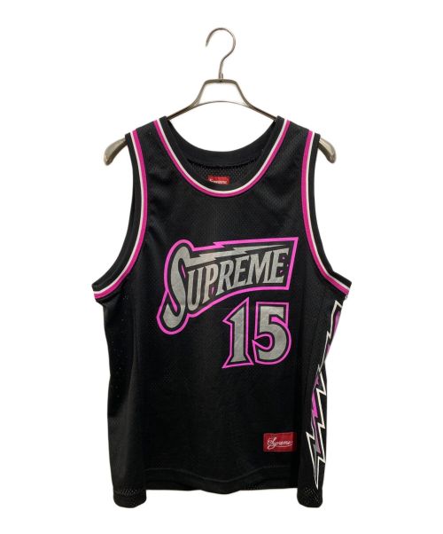 SUPREME（シュプリーム）SUPREME (シュプリーム) Bolt Basketball Jersey ブラック サイズ:Mの古着・服飾アイテム