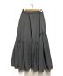 nagonstans (ナゴンスタンス) asymmetry drawstring skirt グレー サイズ:М：13000円