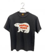 HUMAN MADE×KAWSヒューマンメイド×カウズ）の古着「コラボプリントTシャツ」｜ブラック