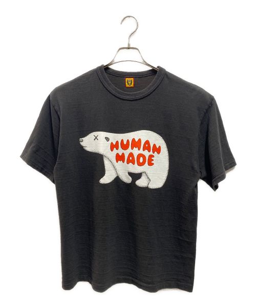 HUMAN MADE（ヒューマンメイド）HUMAN MADE (ヒューマンメイド) コラボプリントTシャツ ブラック サイズ:XLの古着・服飾アイテム