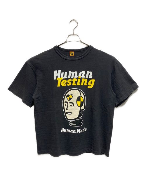 HUMAN MADE（ヒューマンメイド）HUMAN MADE (ヒューマンメイド) ASAP ROCKY (エイサップロッキー) HUMAN TESTING TEE ブラック サイズ:2XLの古着・服飾アイテム