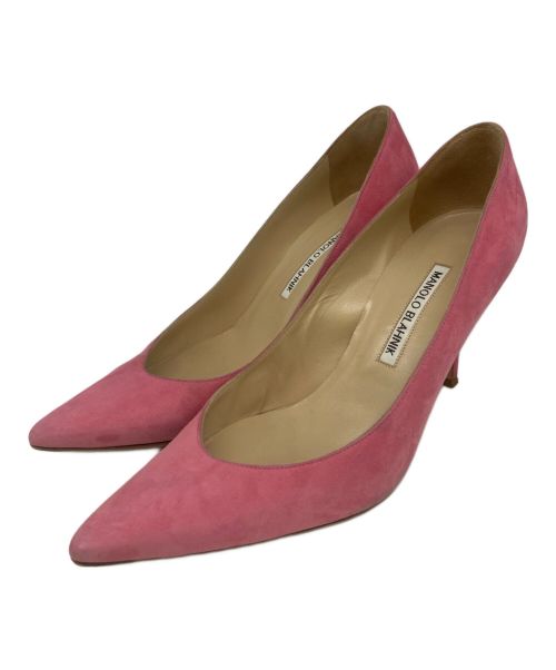 Manolo Blahnik（マノロブラニク）Manolo Blahnik (マノロブラニク) KIETTA ピンク サイズ:37 1/2の古着・服飾アイテム