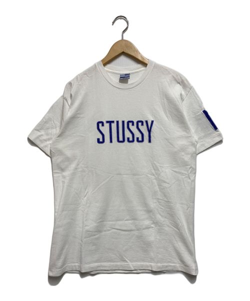 stussy（ステューシー）stussy (ステューシー) 00'sプリントTシャツ ホワイト サイズ:Мの古着・服飾アイテム