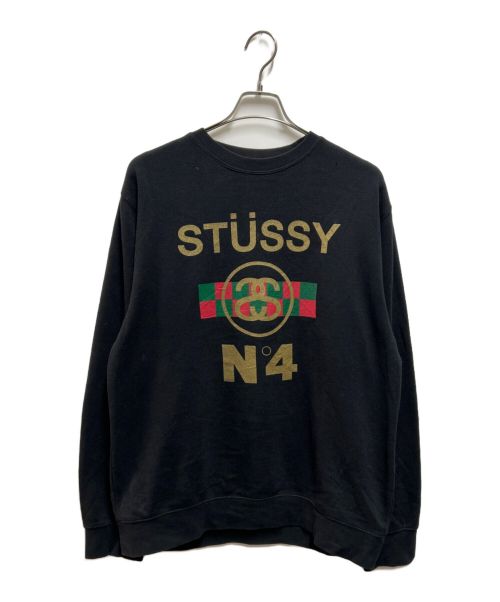 stussy（ステューシー）stussy (ステューシー) スウェット ブラック サイズ:XLの古着・服飾アイテム