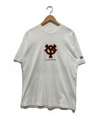 New Era×BlackEyePatch×GIANTSニューエラ×ブラックアイパッチ×ジャイアンツ）の古着「コラボプリントTシャツ」｜ホワイト