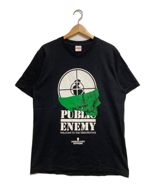 SUPREME（シュプリーム）SUPREME (シュプリーム) UNDERCOVER (アンダーカバー) PUBLIC ENEMY (パブリック エネミー) Terrordome Tee ブラック サイズ:Мの古着・服飾アイテム