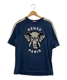 KENZO（ケンゾー）の古着「ELEPHANT' フィット Tシャツ」｜ネイビー