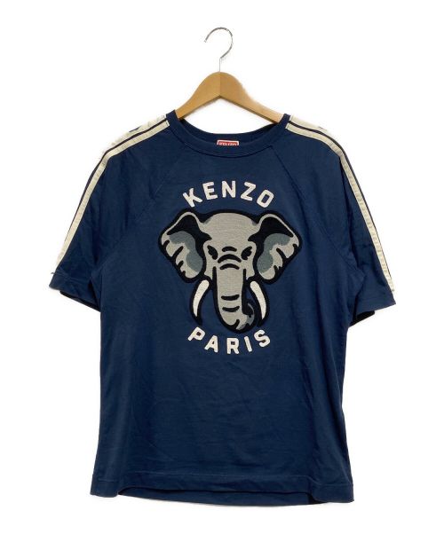 KENZO（ケンゾー）KENZO (ケンゾー) ELEPHANT' フィット Tシャツ ネイビー サイズ:Sの古着・服飾アイテム