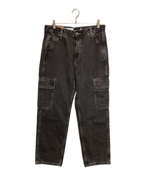 LEVI'S SILVERTAB（リーバイス シルバータブ）LEVI'S SILVERTAB (リーバイス シルバータブ) デニムカーゴパンツ ブラック サイズ:32 未使用品の古着・服飾アイテム