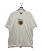 stussyステューシー）の古着「S64 PIGMENT DYED TEE」｜ホワイト