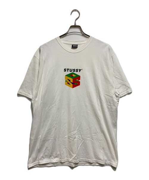 stussy（ステューシー）stussy (ステューシー) S64 PIGMENT DYED TEE ホワイト サイズ:Lの古着・服飾アイテム