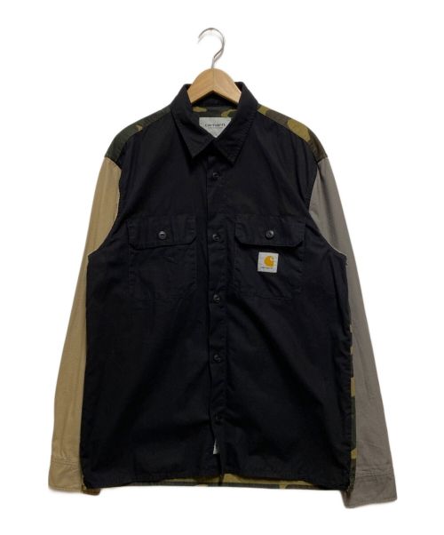 CarHartt（カーハート）CarHartt (カーハート) カモ柄リップストップシャツ オリーブ サイズ:Мの古着・服飾アイテム