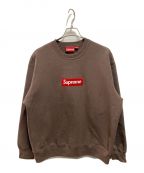 SUPREMEシュプリーム）の古着「Box Logo Crewneck」｜ブラウン