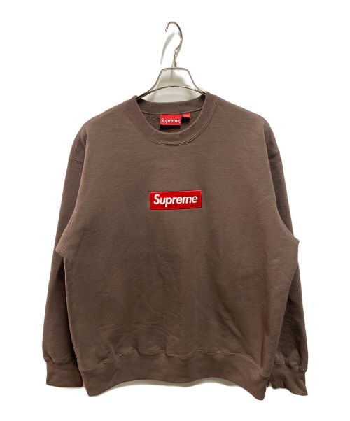 SUPREME（シュプリーム）SUPREME (シュプリーム) Box Logo Crewneck ブラウン サイズ:Lの古着・服飾アイテム