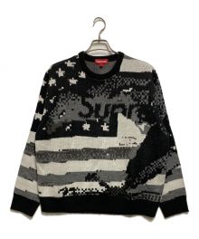 SUPREME（シュプリーム）の古着「Digital Flag Sweater」｜グレー