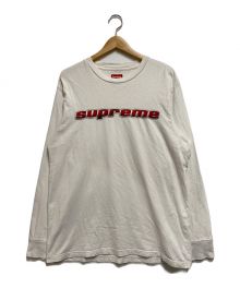 SUPREME（シュプリーム）の古着「CHROME LOGO L/S TOP」｜ホワイト