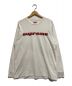 SUPREME（シュプリーム）の古着「CHROME LOGO L/S TOP」｜ホワイト