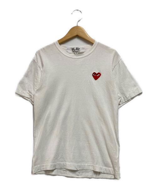 PLAY COMME des GARCONS（プレイ コムデギャルソン）PLAY COMME des GARCONS (プレイ コムデギャルソン) Tシャツ ホワイト サイズ:Sの古着・服飾アイテム