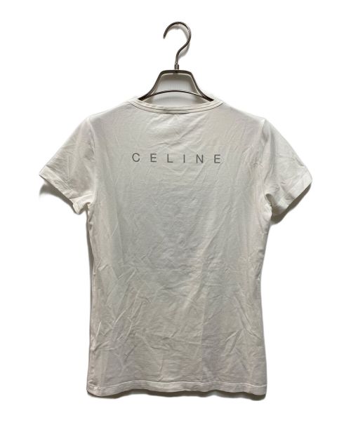 CELINE（セリーヌ）CELINE (セリーヌ) プリントTシャツ ホワイト サイズ:Sの古着・服飾アイテム