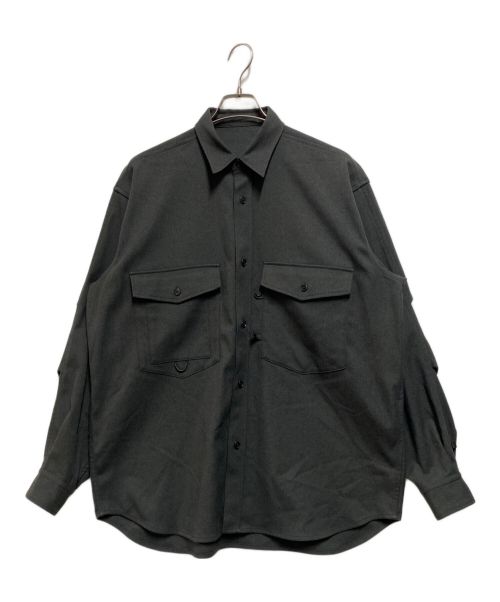 DAIWA PIER39（ダイワ ピア39）DAIWA PIER39 (ダイワ ピア39) TECH FLANNEL CPO SHIRTS グレー サイズ:Mの古着・服飾アイテム