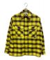 LOEWE（ロエベ）の古着「CHECK OVERSIZED SHIRTS」｜イエロー