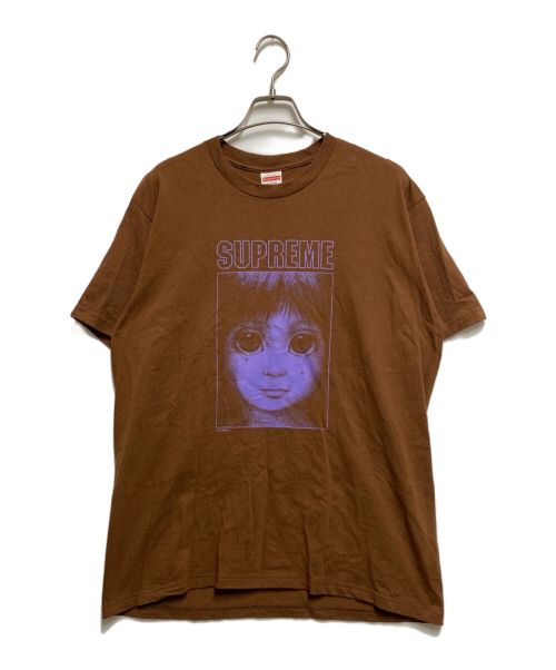 SUPREME（シュプリーム）SUPREME (シュプリーム) Margaret Keane Teardrop Tee ブラウン サイズ:Мの古着・服飾アイテム