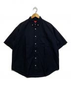 SUPREMEシュプリーム）の古着「Loose Fit S/S Oxford Shirt」｜ブラック