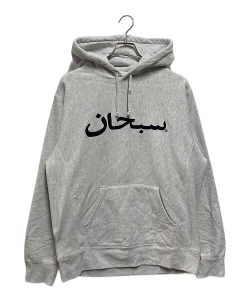 SUPREME（シュプリーム）SUPREME (シュプリーム) Arabic Logo Hooded グレー サイズ:Lの古着・服飾アイテム