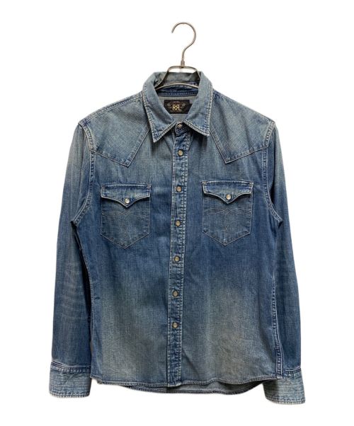 RRL（ダブルアールエル）RRL (ダブルアールエル) バッファローウエスタンシャツ インディゴ サイズ:4の古着・服飾アイテム