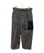 TIGHTBOOTH PRODUCTIONタイトブースプロダクション）の古着「RAIN CAMO BAGGY PANTS」｜ブラック