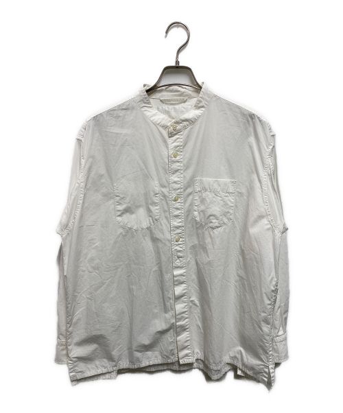 Breechez（ブリーチェズ）Breechez (ブリーチェズ) COMPACT TYPEWRITER OVER SHIRTS ホワイト サイズ:44の古着・服飾アイテム