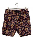 SUPREMEシュプリーム）の古着「Jacquard Flowers Belted Short」｜ネイビー×ピンク