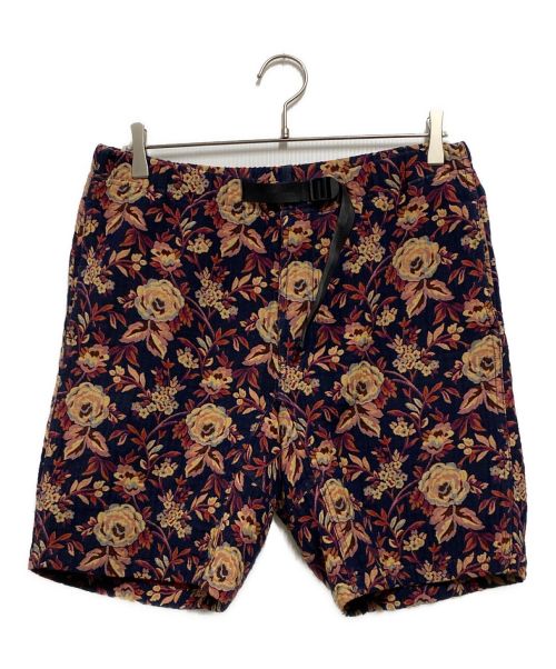 SUPREME（シュプリーム）SUPREME (シュプリーム) Jacquard Flowers Belted Short ネイビー×ピンク サイズ:Мの古着・服飾アイテム