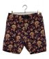 SUPREME（シュプリーム）の古着「Jacquard Flowers Belted Short」｜ネイビー×ピンク