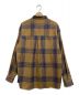 AURALEE (オーラリー) SUPER LIGHT WOOL CHECK SHIRTS ブラウン サイズ:5：20000円